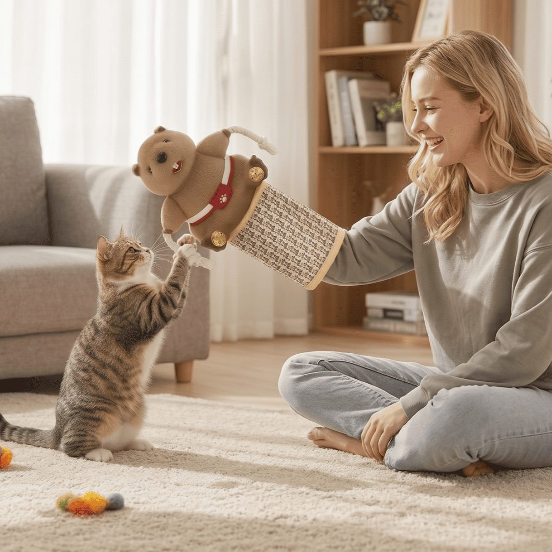 Guante Protector de Juego Interactivo para Gatos